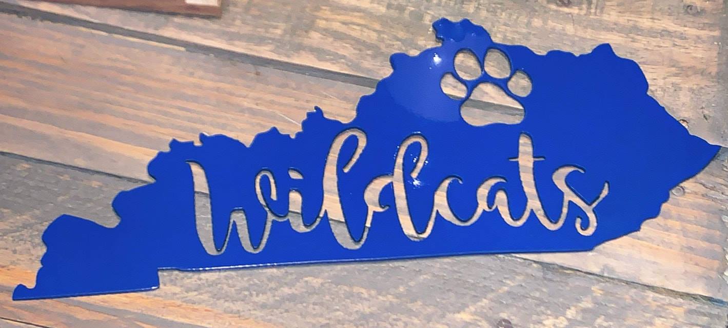 πΎ Custom Metal Wildcats Sign β 12β